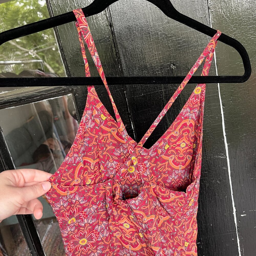 Vintage GAP - Gorgeous Floral Print Maxi Dress - Size 4 - Picture 4 of 4